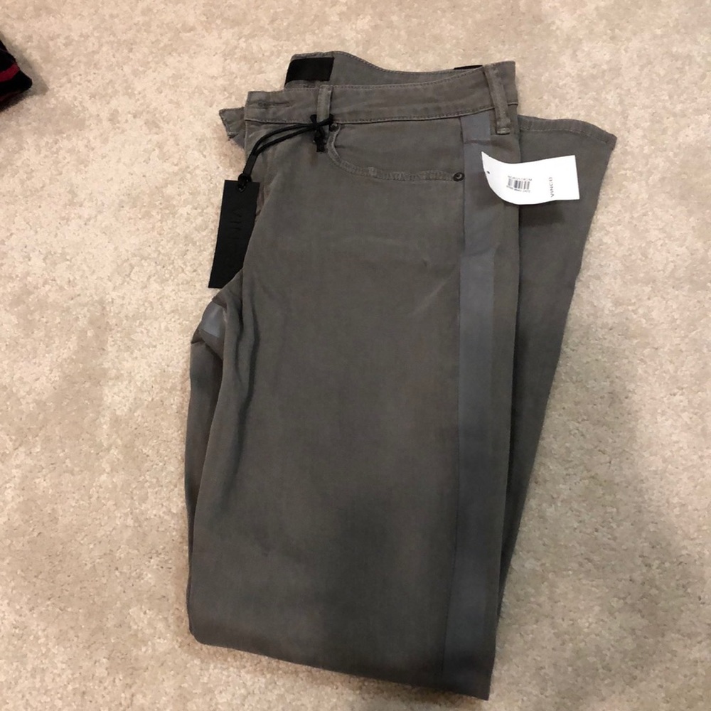 Vince Grey Jeans with wax tuxedo look